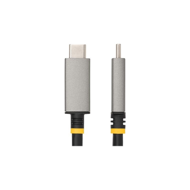 Cable usb tipo c a hdmi startech 2m - macho - macho - gris