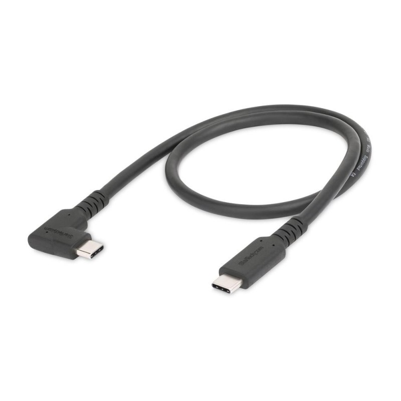 Cable usb tipo c startech 0.5m - macho - macho - negro