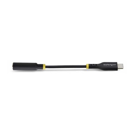 Adaptador usb tipo c a mini jack 3.5mm startech 12.7cm - macho - hembra - negro