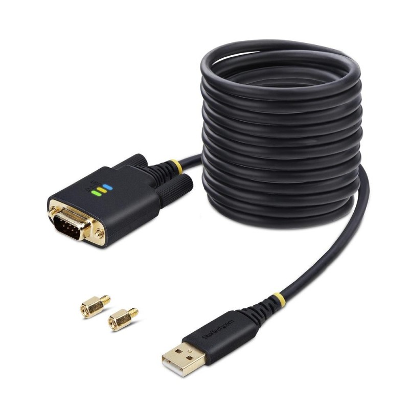 Cable usb a rs232 db9 startech 3m - macho - macho - negro