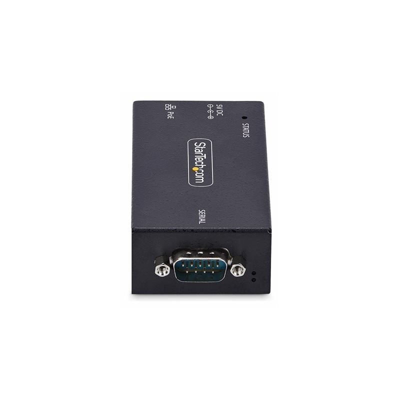 Adaptador rs232 a ethernet poe startech macho - hembra
