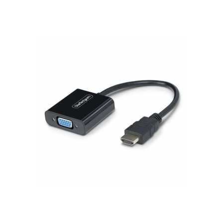Adaptador hdmi a vga startech 18.95cm - macho - hembra - negro