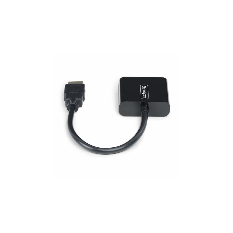 Adaptador hdmi a vga startech 18.95cm - macho - hembra - negro