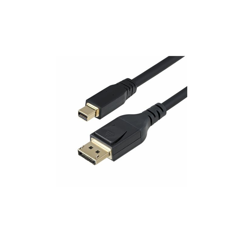 Cable mini dp a displayport startech 3m - macho - macho - negro