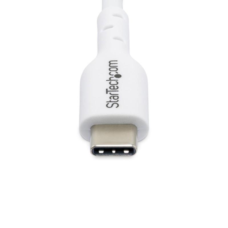 Cable usb tipo c startech 2m - macho - macho - blanco