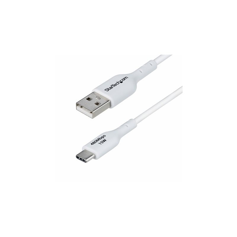 Cable usb tipo a a usb tipo c startech 1m - macho - macho - blanco