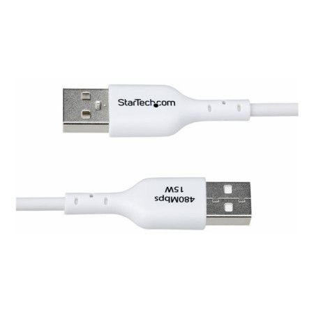 Cable usb tipo a a usb tipo c startech 1m - macho - macho - blanco