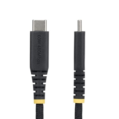 Cable usb tipo c startech 3m - macho - macho - negro trenzado