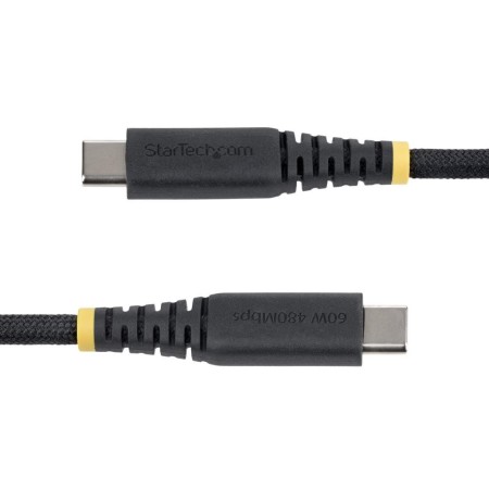 Cable usb tipo c startech 3m - macho - macho - negro trenzado