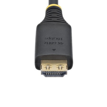 Cable hdmi 4k con agarre startech 3m - macho - macho - negro