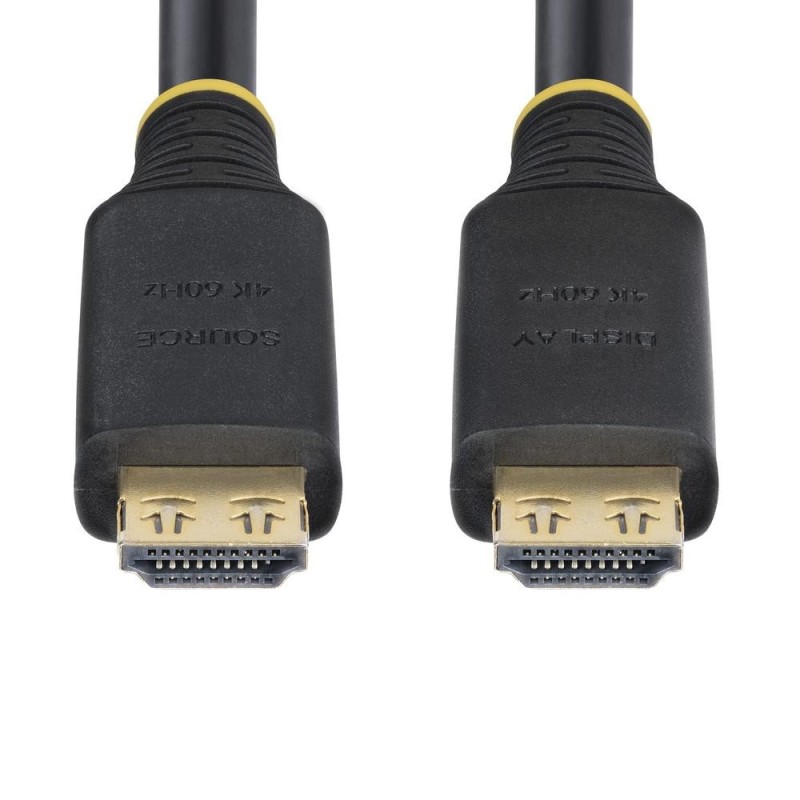 Cable hdmi 4k con agarre startech 10m - macho - macho - negro
