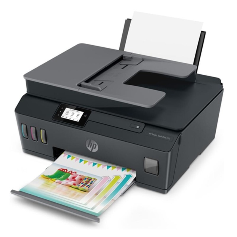 Multifuncion inyeccion hp smart tank plus 655 color wifi