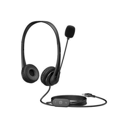 Auriculares hp wired usb - a stereo headset euro