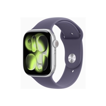 Smartwatch apple watch series 11 gps 46mm silver case purple mist sport band s - m