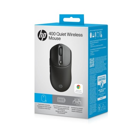 Raton inalambrico hp 400 dual - negro