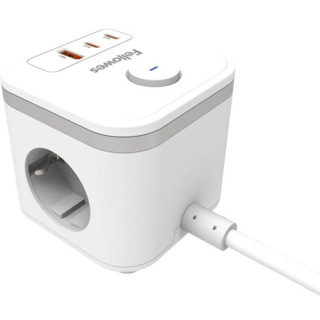 Fellowes Cubo Multienchufe USB Blanco