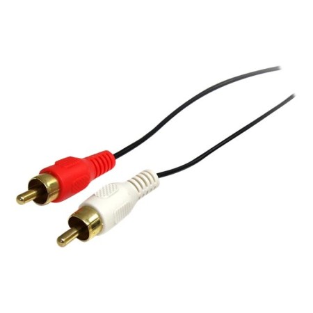 Cable mini jack a rca startech 0.92m - macho - macho - negro