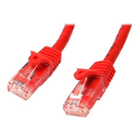 Cable de red startech latiguillo rj45 utp cat6 5m rojo