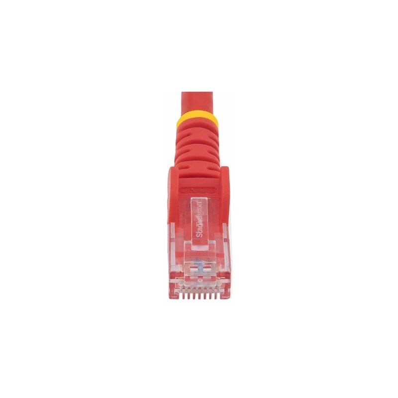 Cable de red startech latiguillo rj45 utp cat6 5m rojo