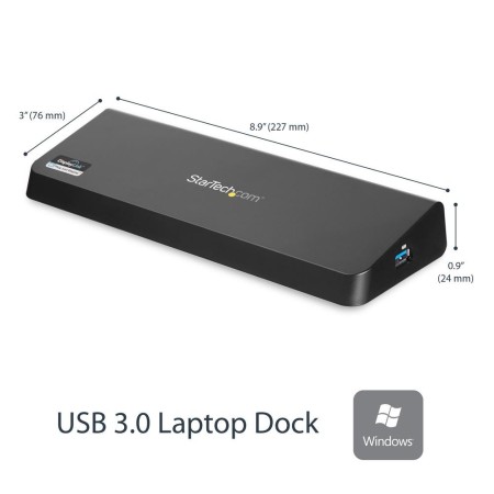 Docking station startech usb3dockhdpc 9 en 1