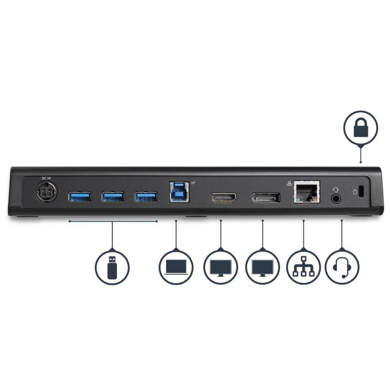 Docking station startech usb3dockhdpc 9 en 1