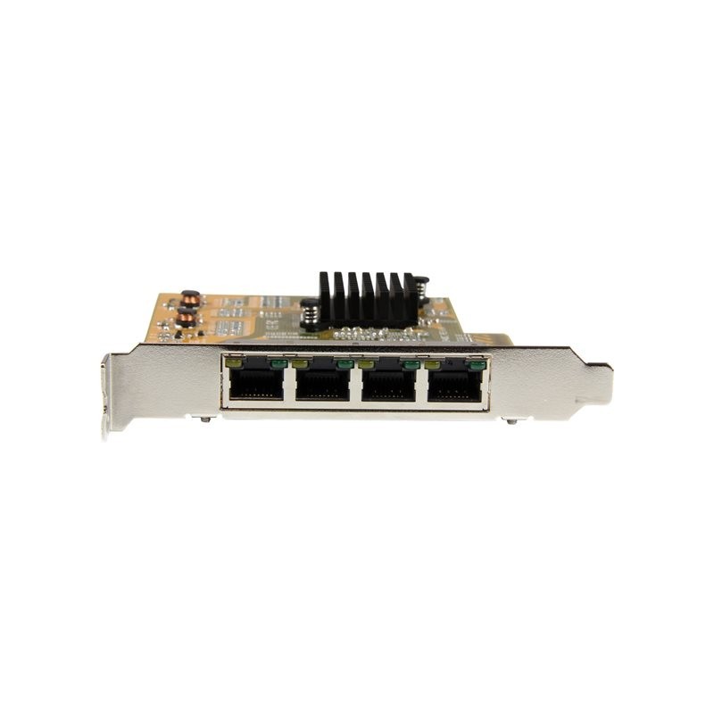 Tarjeta de red startech 4x rj45 pci express