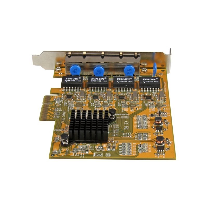 Tarjeta de red startech 4x rj45 pci express