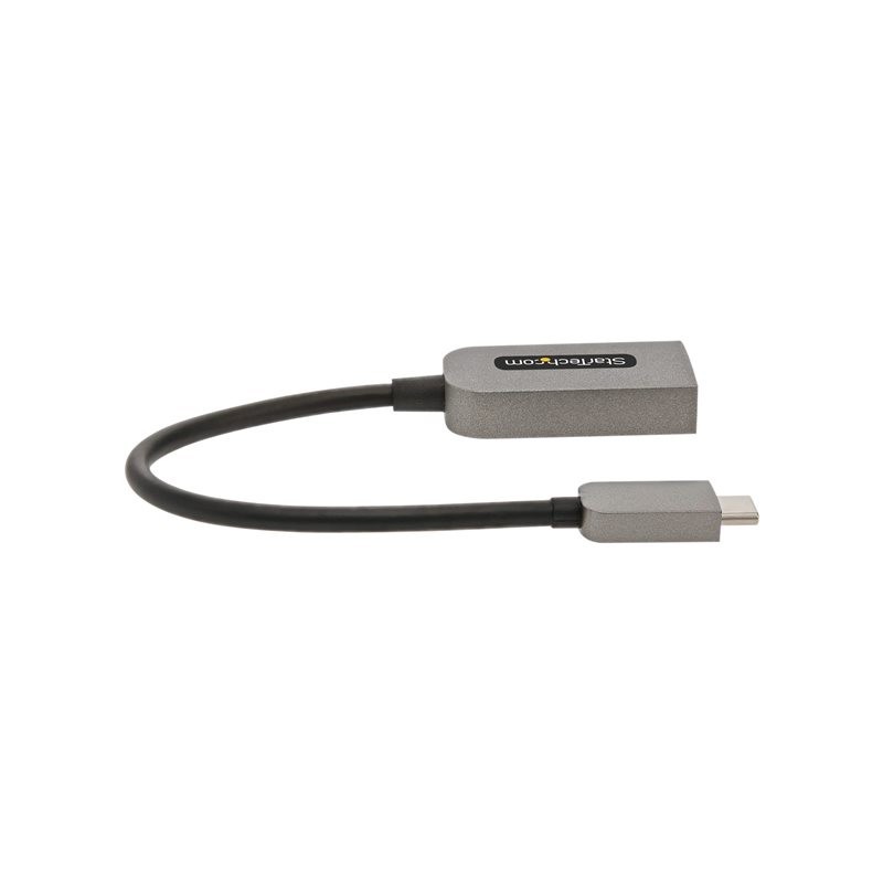 Adaptador usb tipo c a hdmi 4k uhd startech 13cm - macho - hembra - gris