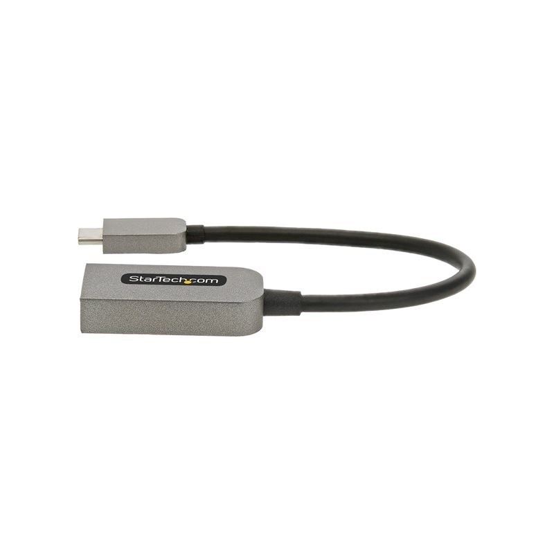 Adaptador usb tipo c a hdmi 4k uhd startech 13cm - macho - hembra - gris