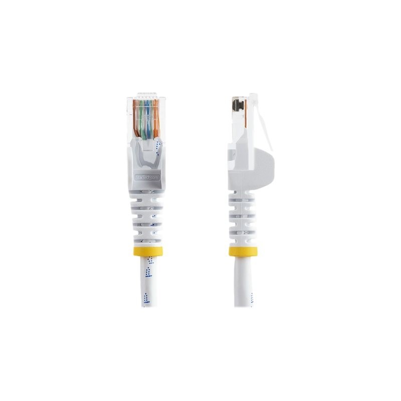 Cable de red startech latiguillo rj45 utp cat5e 5m blanco