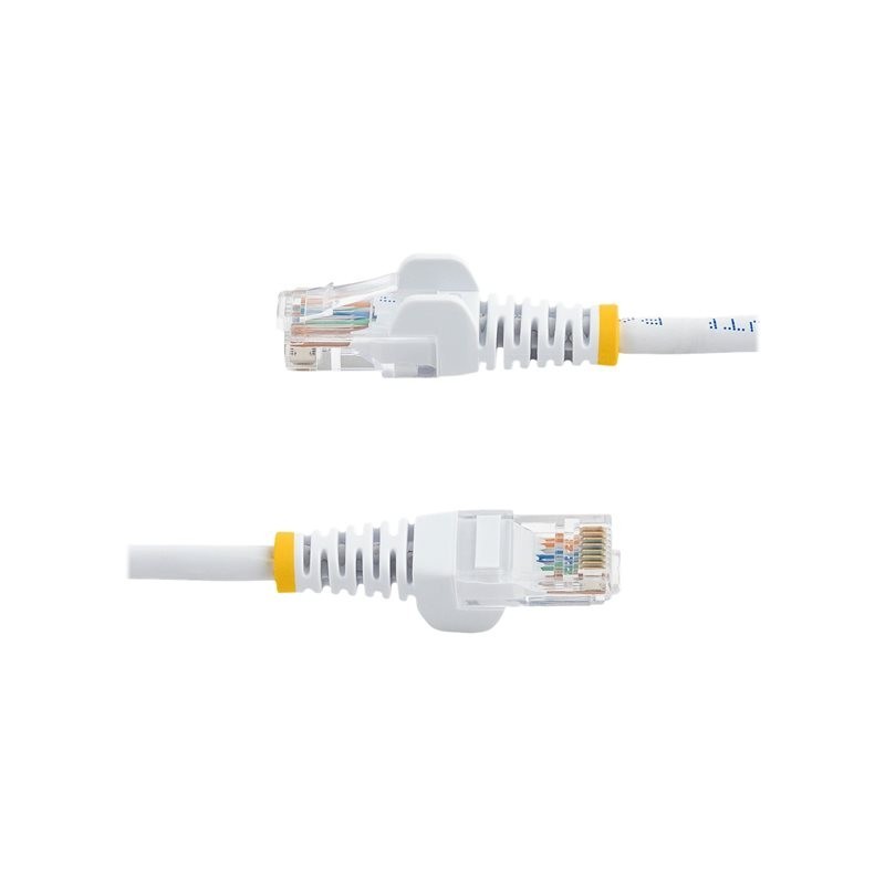 Cable de red startech latiguillo rj45 utp cat5e 5m blanco