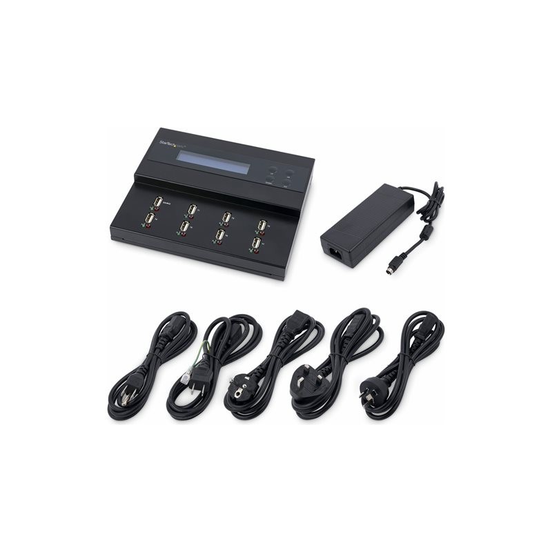 Duplicador clonador de memoria usb startech 8x usb 2.0