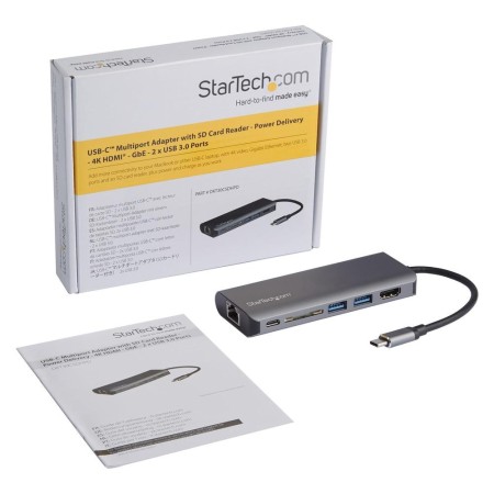Docking station startech usb tipo c 6 en 1