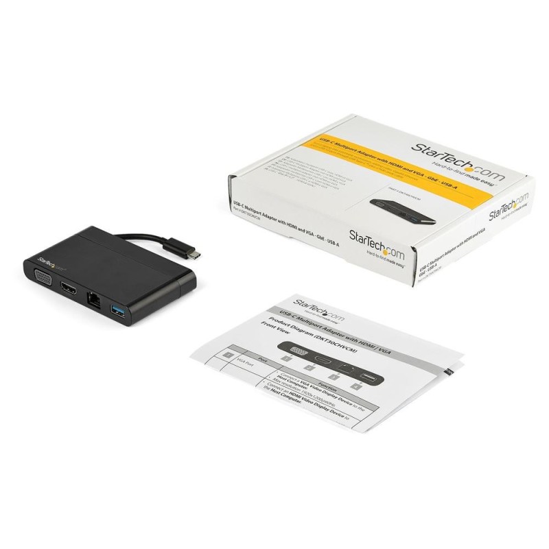 Docking startech usb tipo c 4 en 1
