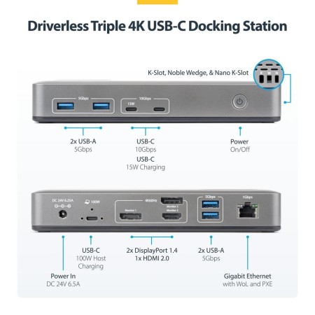 Docking station startech 11 en 1