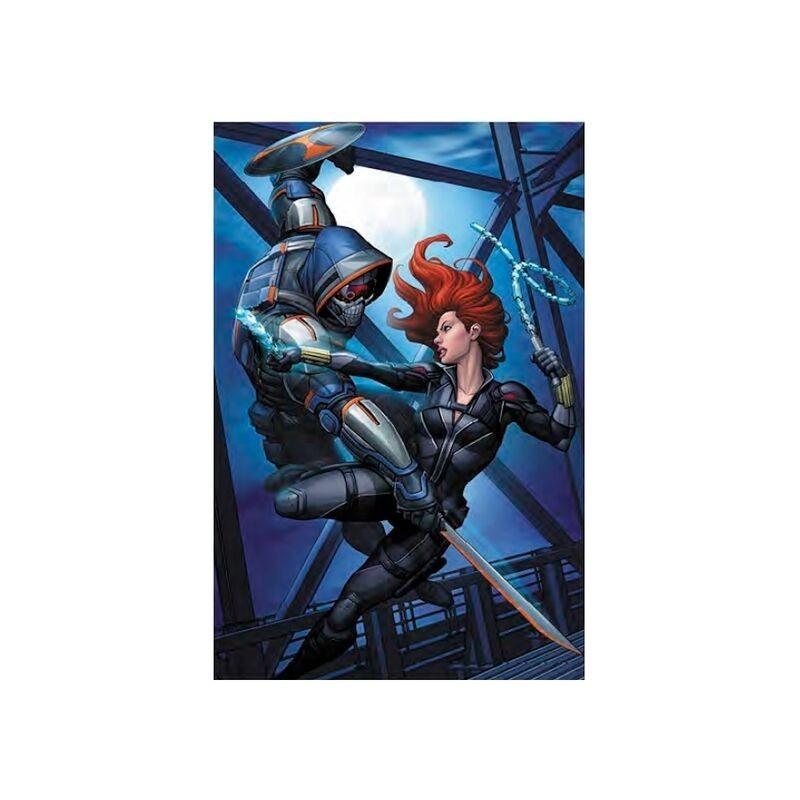 Puzzle lenticular prime 3d marvel black widow y taskmaster 200 piezas