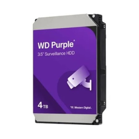 Disco Duro Western Digital WD Purple Surveillance 4TB/ 3.5″/ SATA III/ 128MB
