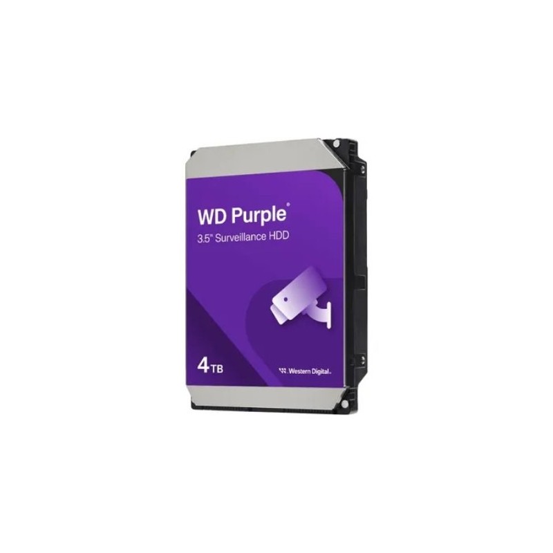 Disco Duro Western Digital WD Purple Surveillance 4TB/ 3.5″/ SATA III/ 128MB