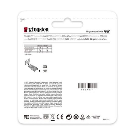 Lector de Tarjetas Externo Kingston MobileLite Plus MicroSD/ USB 3.2