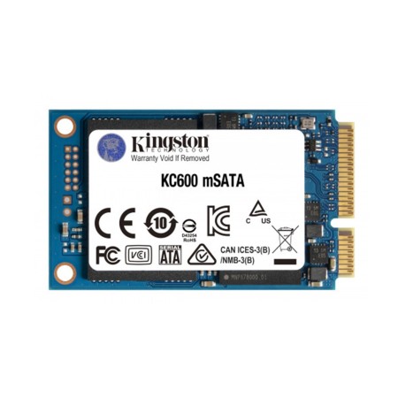 Disco SSD Kingston KC600 256GB/ mSATA/ Full Capacity