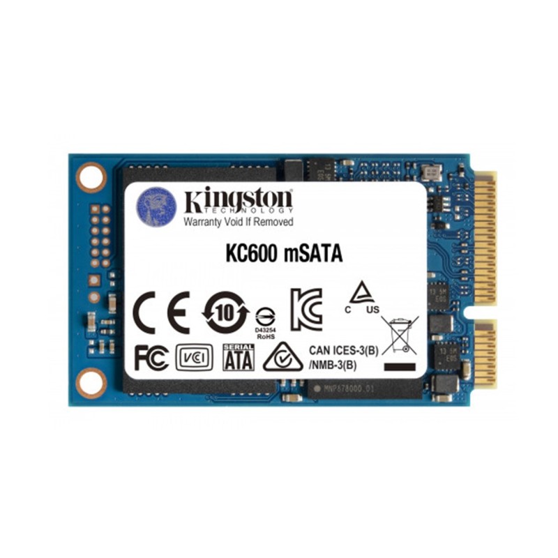 Disco SSD Kingston KC600 256GB/ mSATA/ Full Capacity