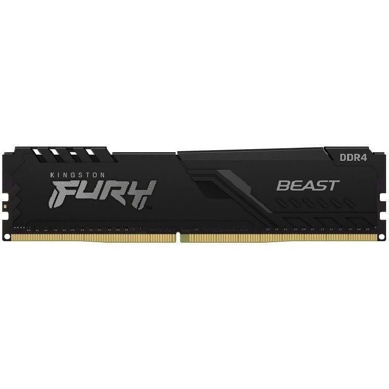 Memoria ram ddr4 8 gb kingston - 3600mhz - pc4 - 28800 - fury beast - negro