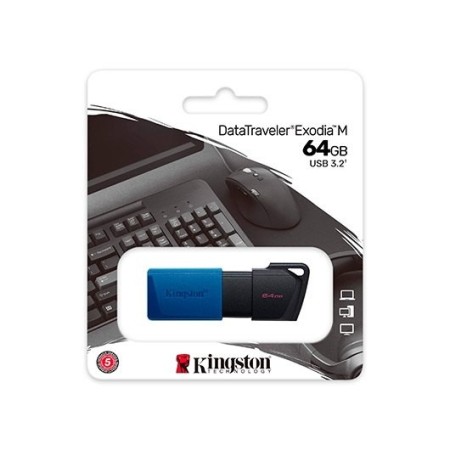 Pendrive 64GB Kingston DataTraveler Exodia M USB 3.2