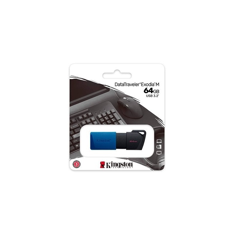 Pendrive 64GB Kingston DataTraveler Exodia M USB 3.2