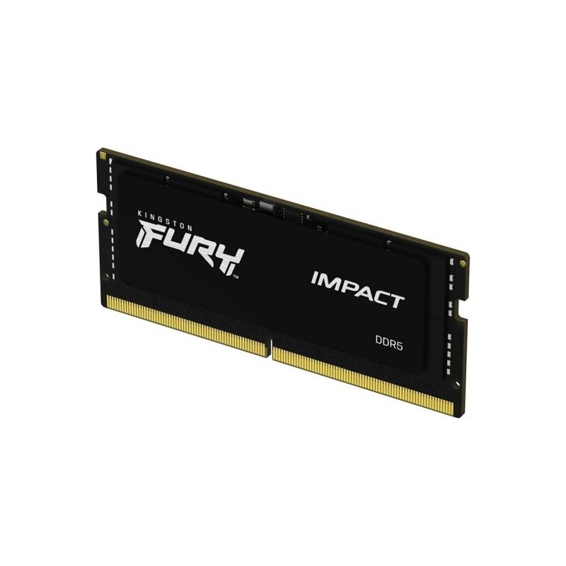 Memoria ram ddr5 16gb kingston - sodimm - 5600mhz - pc5 44800 - fury impact - cl40 - 1.1v