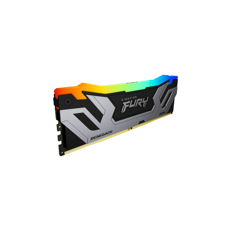 Memoria ram ddr5 24gb kingston - 8400mt - s - fury renegade rgb - cl40 - negra - plata