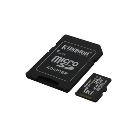 Tarjeta memoria micro secure digital sdxc 128gb kingston canvas select plus clase 10 uhs - 1 + adaptador sd