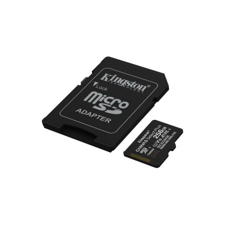 Tarjeta memoria micro secure digital sdxc 256gb kingston canvas select plus clase 10 uhs - 1 + adaptador sd