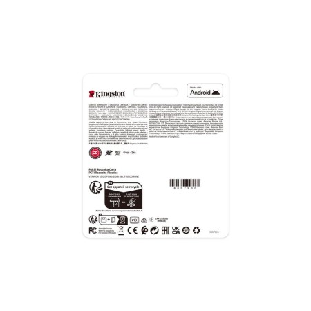 Tarjeta memoria micro secure digital sdxc 256gb kingston canvas select plus clase 10 uhs - 1 + adaptador sd