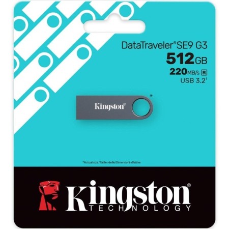 Memoria usb 3.2 kingston 512 gb datatraveler se9 g3